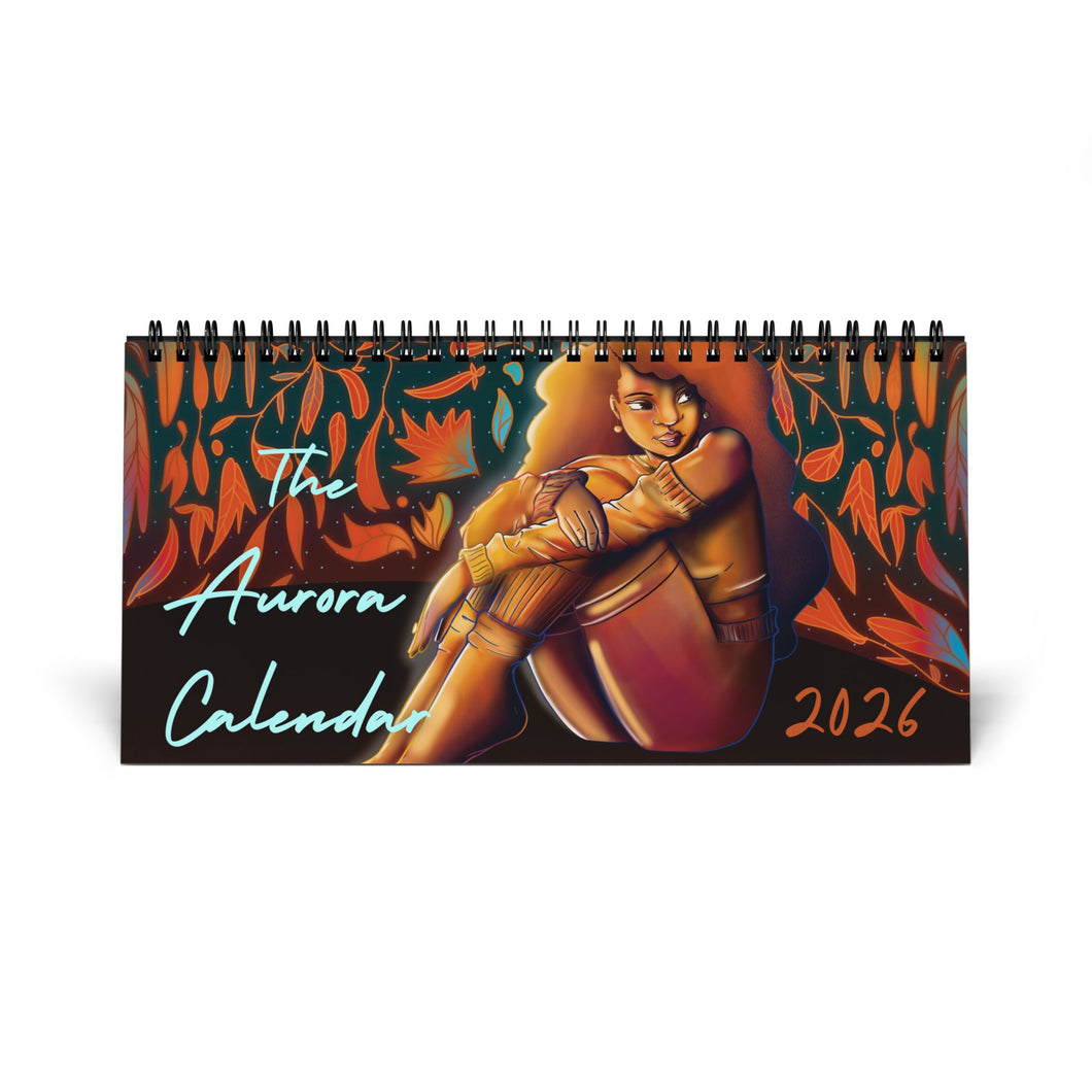 Aurora Desktop Calendar 2026